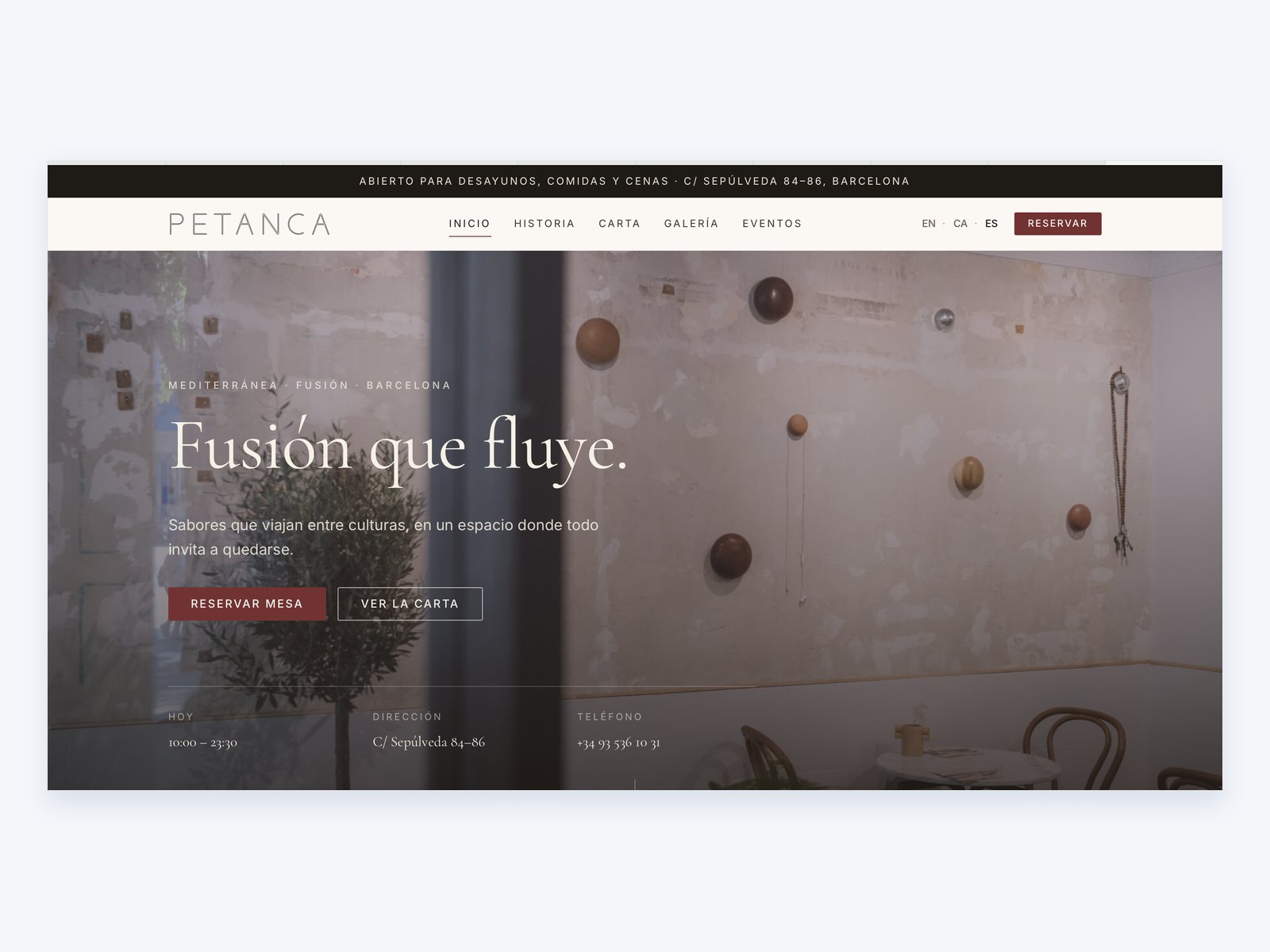 Web de Petanca Bistrót